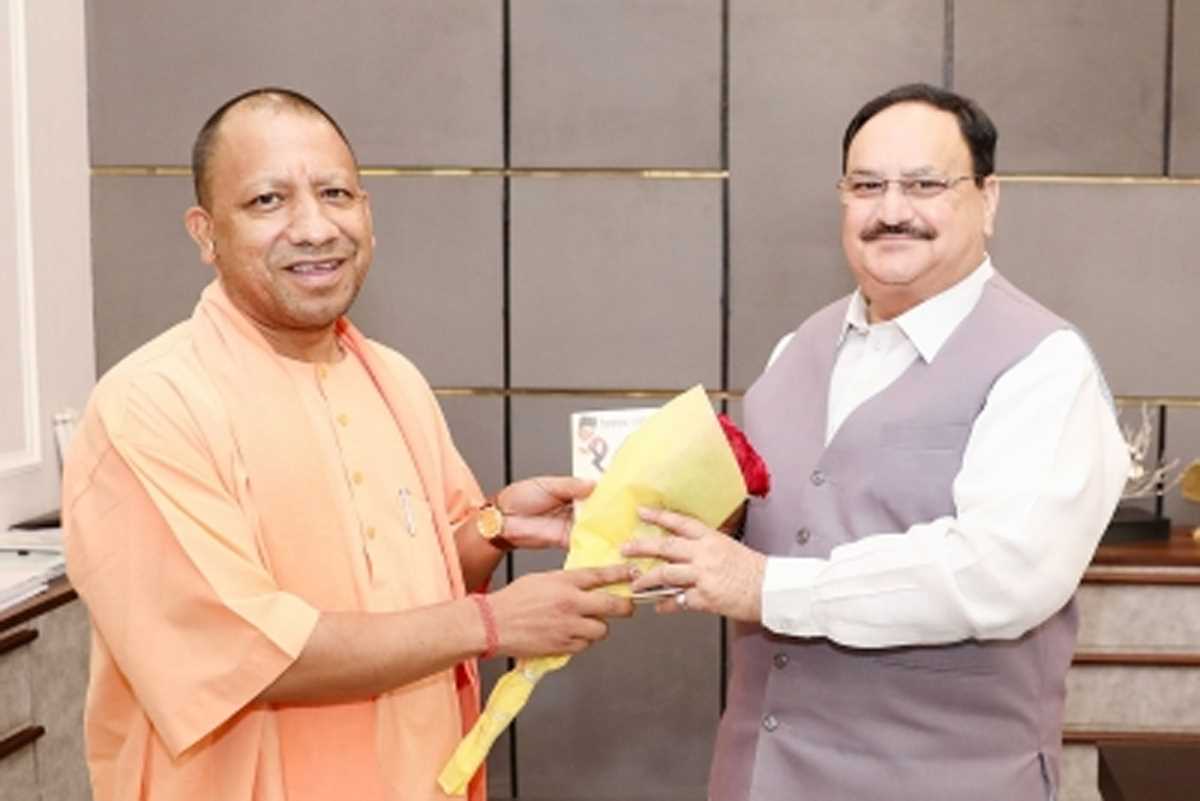 यूपी के सीएम योगी ने भाजपा अध्यक्ष जेपी नड्डा से की मुलाकात